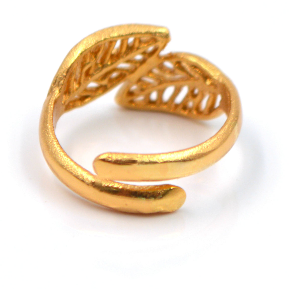 Birch Leaf Ring- 24K Gold Vermeil