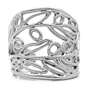 Olive Branch Ring - Sterling Silver