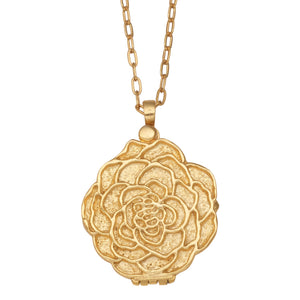 Rose Locket - 24K Gold Plated